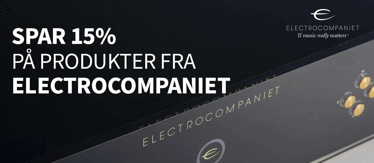 Electrocompaniet kampanje banner spar fra 15%